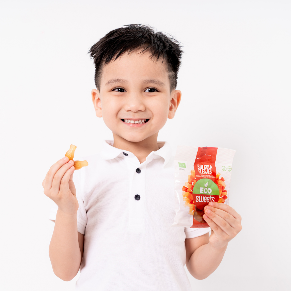 Kẹo dẻo hữu cơ vị cola hình chai ECO Sweets 75 g