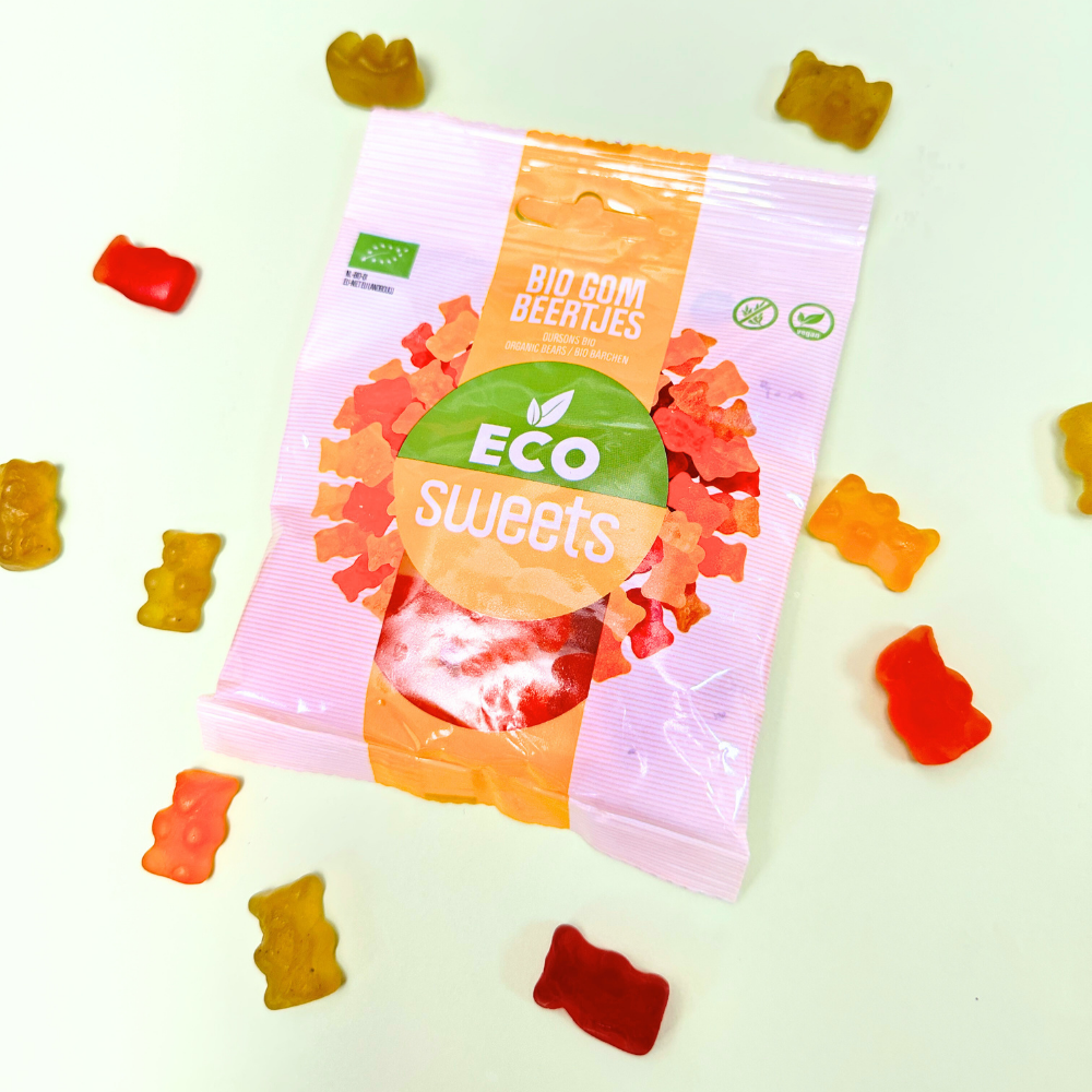 Kẹo dẻo hữu cơ hình gấu ECO Sweets 75 g