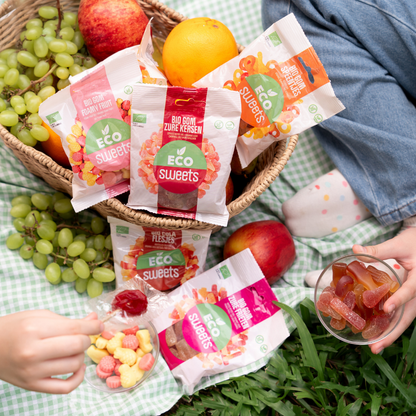 Kẹo dẻo hữu cơ vị cherry chua ECO Sweets 75 g