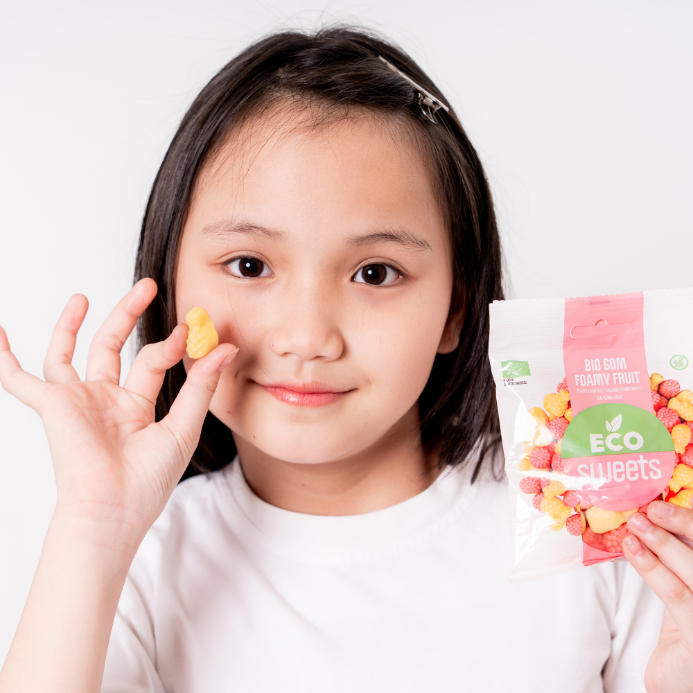 Kẹo dẻo hữu cơ vị trái cây xốp mềm ECO Sweets 68 g