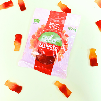 Kẹo dẻo hữu cơ vị cola hình chai ECO Sweets 75 g