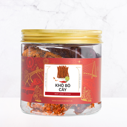 Khô bò cây Farmers Fine Foods 80 g ( Hủ nhựa )