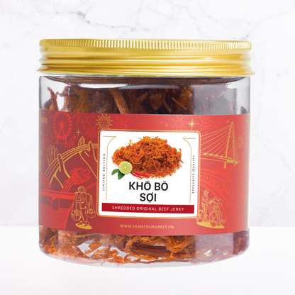 Khô bò sợi Farmers Fine Foods 100 g ( Hủ nhựa )
