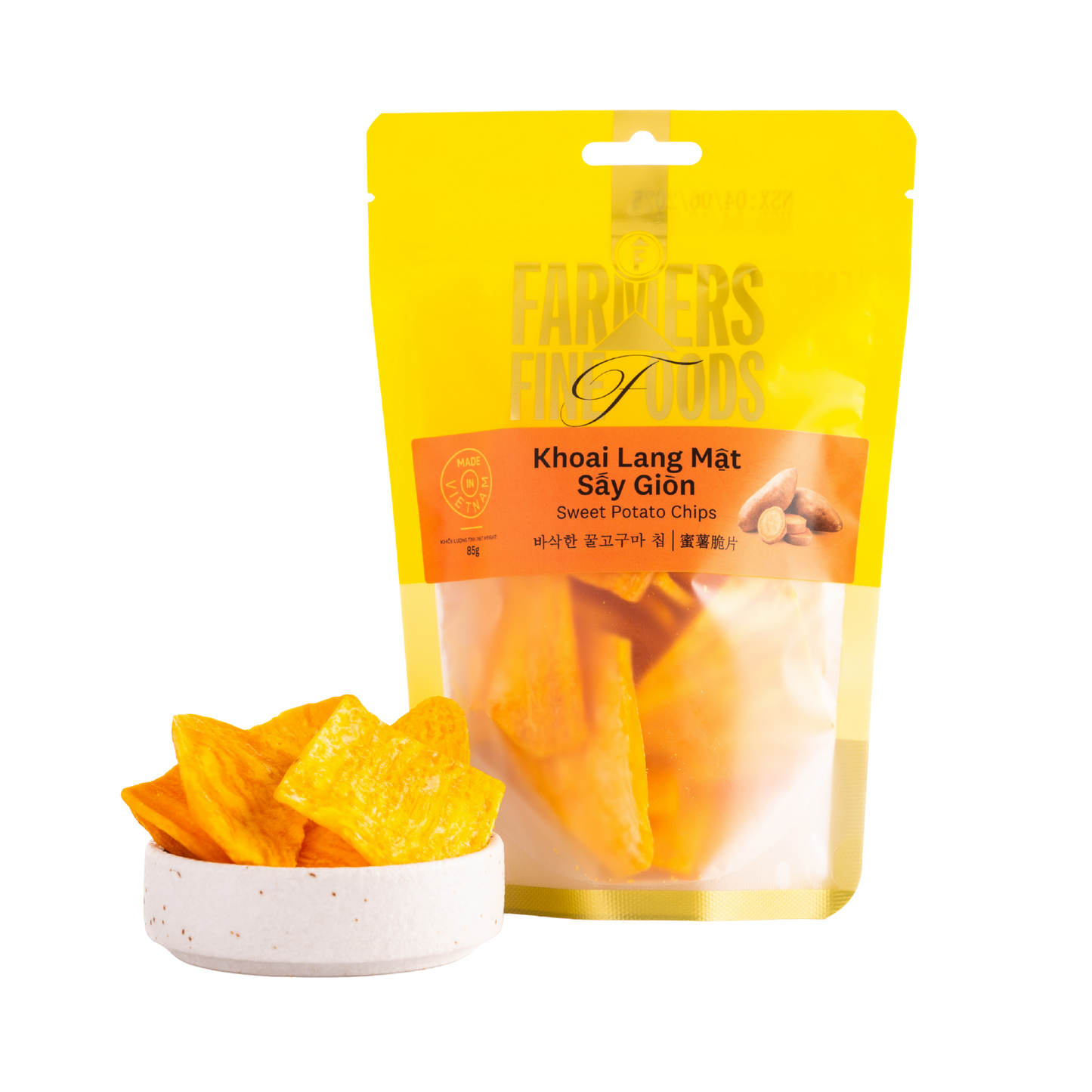 Khoai lang mật sấy giòn Farmers Fine Foods 85 g