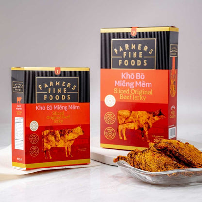 Khô bò miếng mềm Farmers Fine Foods 100g/ Hộp