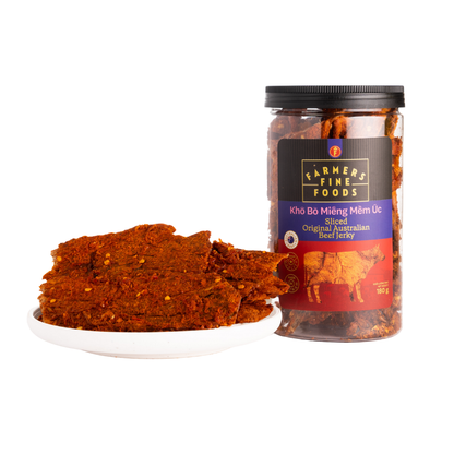 Khô bò miếng mềm úc Farmers Fine Foods 180 g