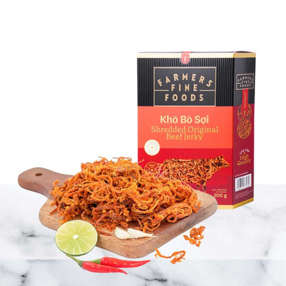Khô bò sợi Farmers Fine Foods 200g/ Hộp