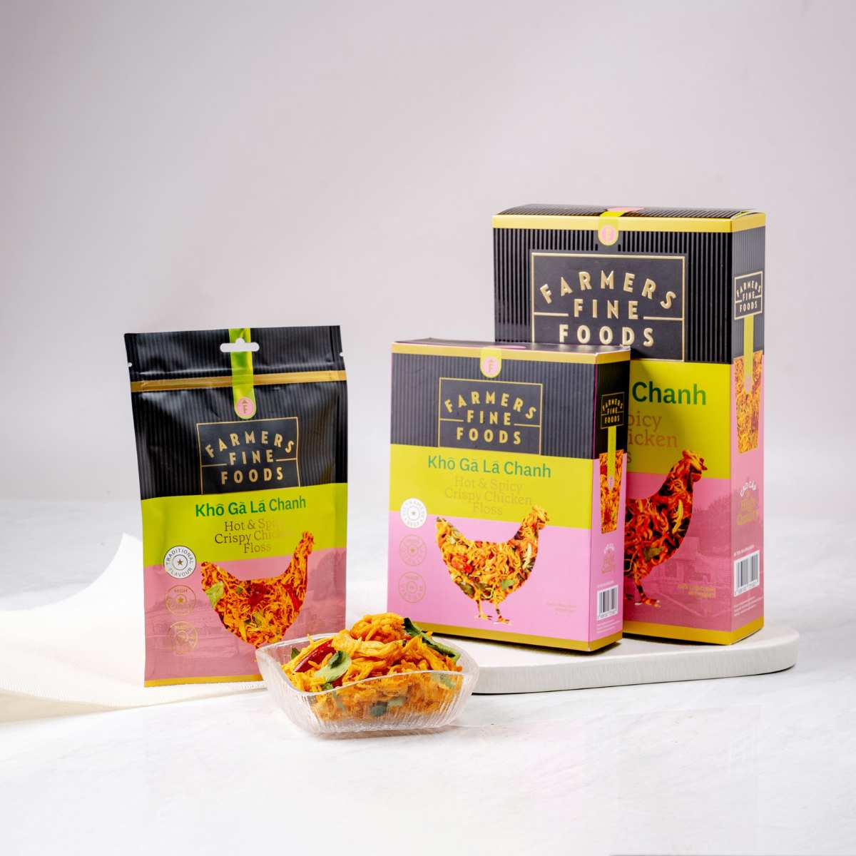 Khô gà lá chanh Farmers Fine Foods 200G