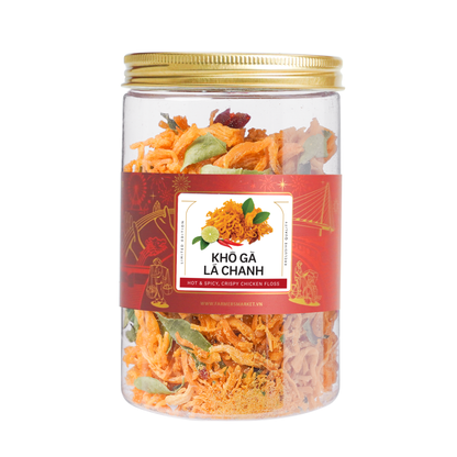 Khô gà lá chanh Farmers Fine Foods 100 g ( Hủ nhựa )