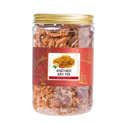 Khô heo sấy tỏi Farmers Fine Foods 100 g ( Hủ nhựa )