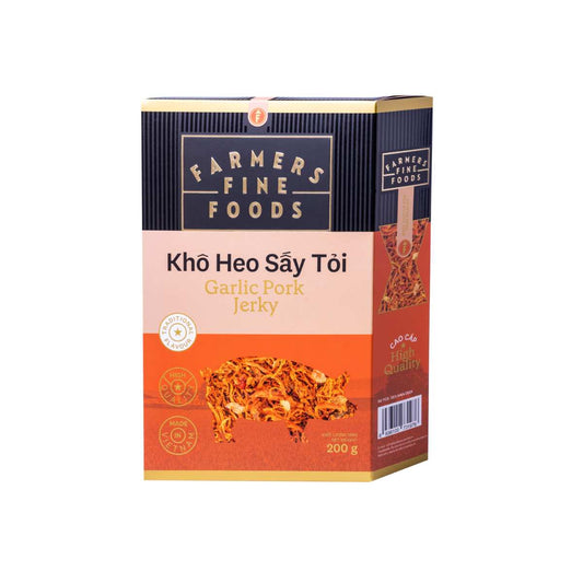 Khô heo sấy tỏi Farmers Fine Foods 200G