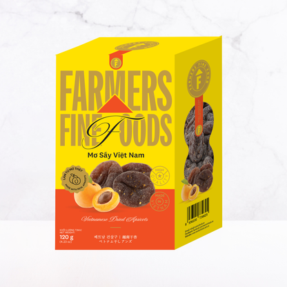 Mơ sấy Việt Nam Farmers Fine Foods 120 g (Hộp giấy)