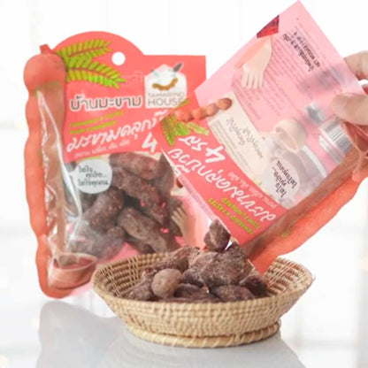 Mứt me 4 vị hương vị ô mai Tamarind House 75G