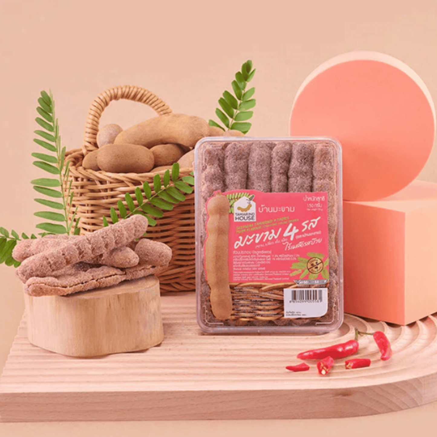 Me không hạt 4 vị hương vị ô mai Tamarind House 150G