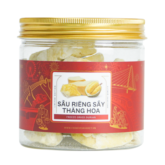 Sầu riêng sấy thăng hoa Farmers Fine Foods tú 45 g ( Hủ nhựa )
