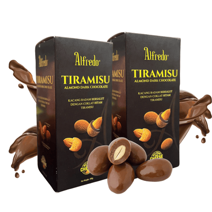 Socola đen hạnh nhân Alfredo tiramisu cheese 180G