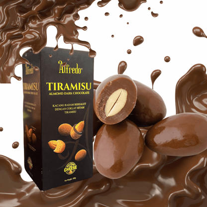 Socola đen hạnh nhân Alfredo tiramisu cheese 180G