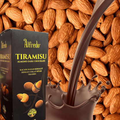 Socola đen hạnh nhân Alfredo tiramisu cheese 180G