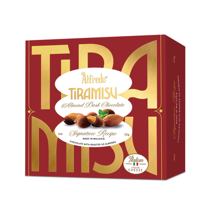 Socola đen hạnh nhân Alfredo tiramisu cheese 65G