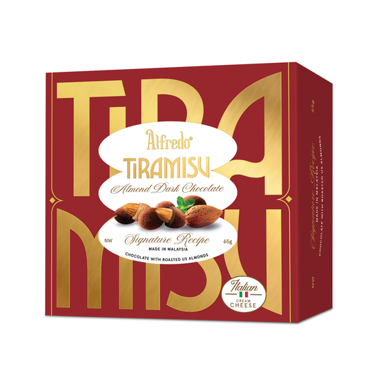 Socola đen hạnh nhân Alfredo tiramisu cheese 65G