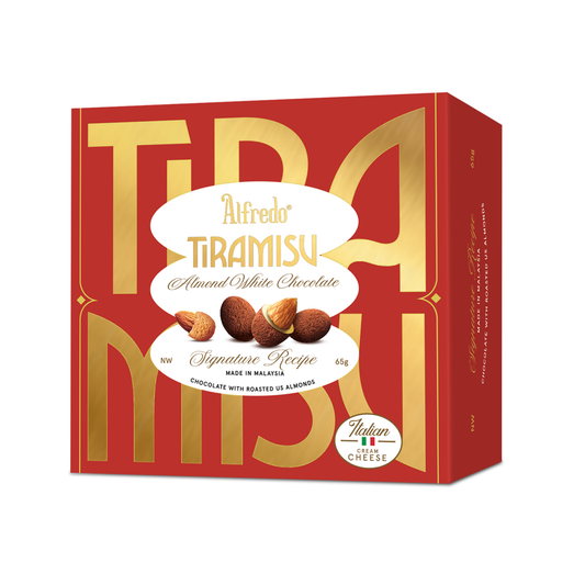 Socola trắng hạnh nhân Alfredo tiramisu cheese 65 g