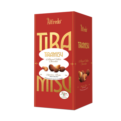 Socola trắng hạnh nhân Alfredo tiramisu cheese 180G