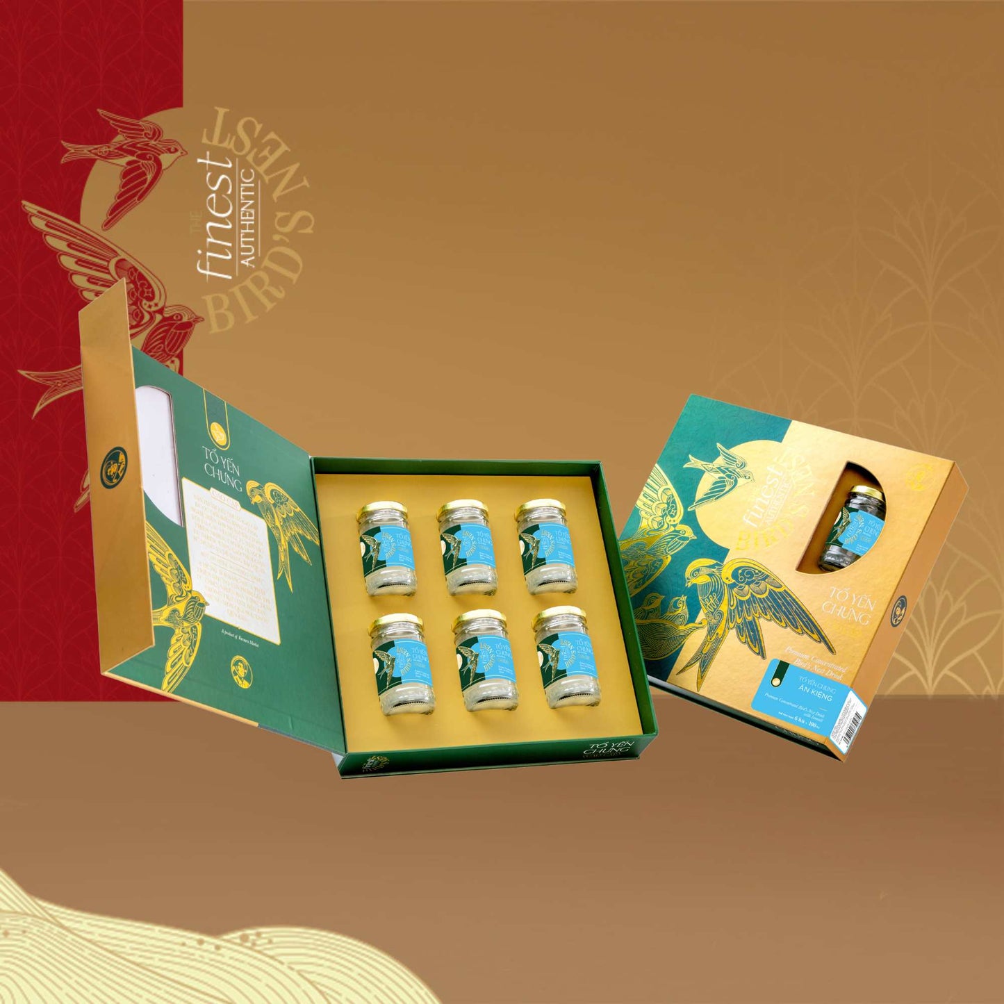 Tổ yến chưng ăn kiêng The Finest Bird's Nest 600ML