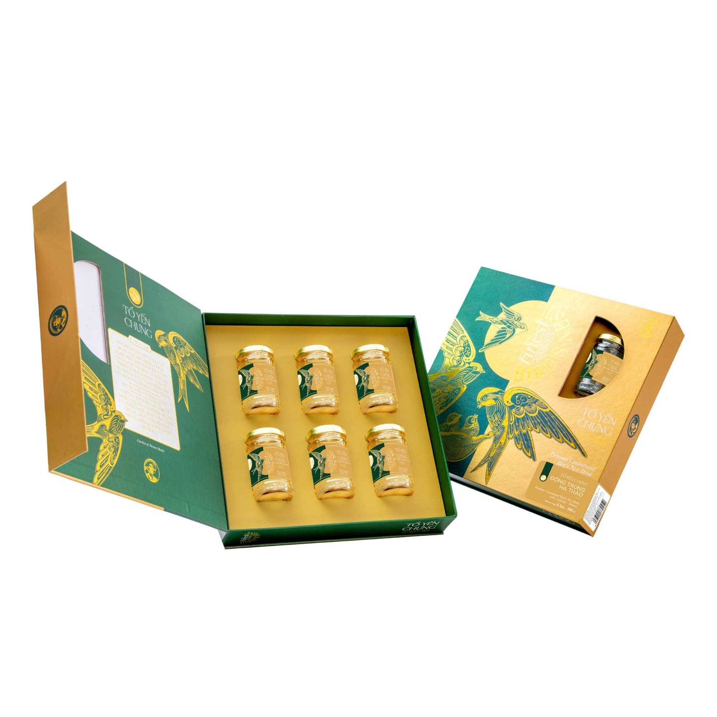 Tổ yến chưng đông trùng hạ thảo The Finest Bird's Nest 600ML