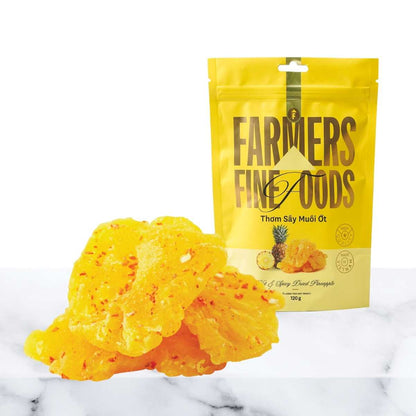 Thơm sấy muối ớt Farmers Fine Foods 120g/ Túi