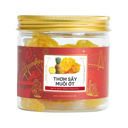 Thơm sấy muối ớt Farmers Fine Foods 120 g ( Hủ nhựa )