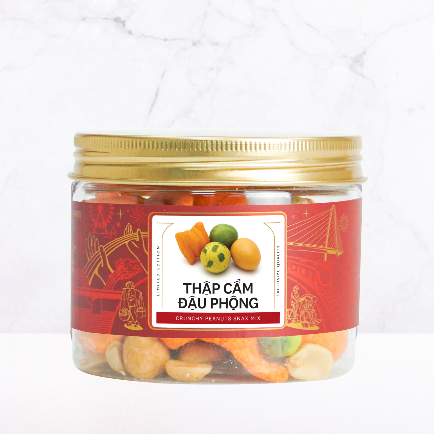 Thập cẩm đậu phộng Farmers Fine Foods 110 g ( Hủ nhựa )
