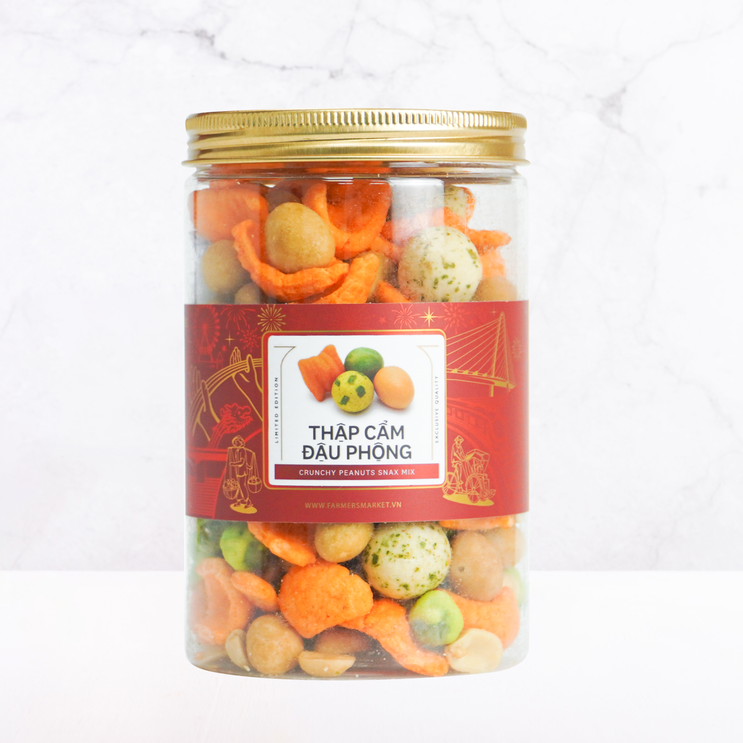 Thập cẩm đậu phộng Farmers Fine Foods 110 g ( Hủ nhựa )