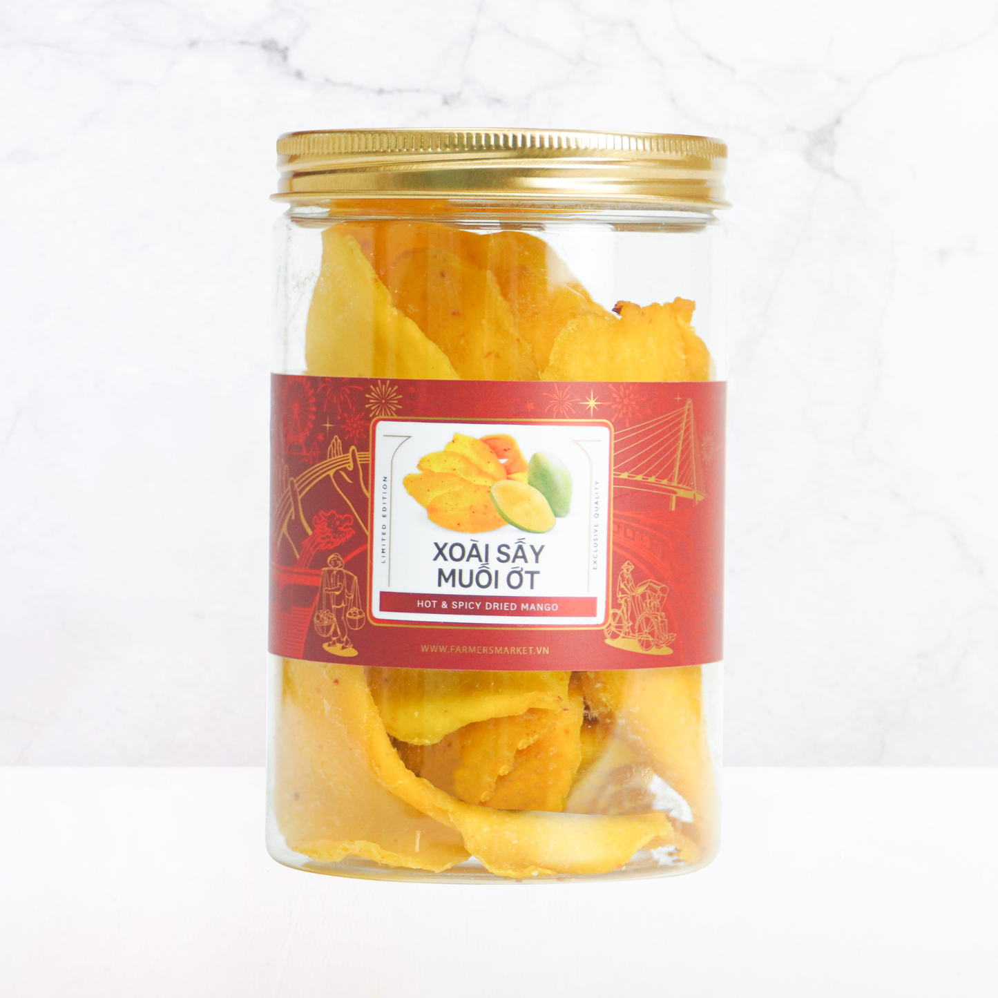 Xoài sấy muối ớt Farmers Fine Foods 150 g ( Hủ nhựa )