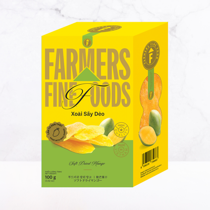 Xoài sấy dẻo Farmers Fine Foods 100 g (Hộp giấy)