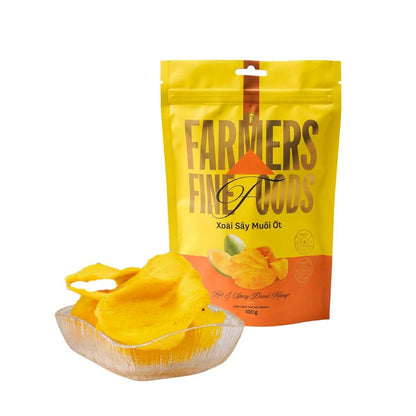Xoài sấy muối ớt Farmers Fine Foods 100g/ Túi