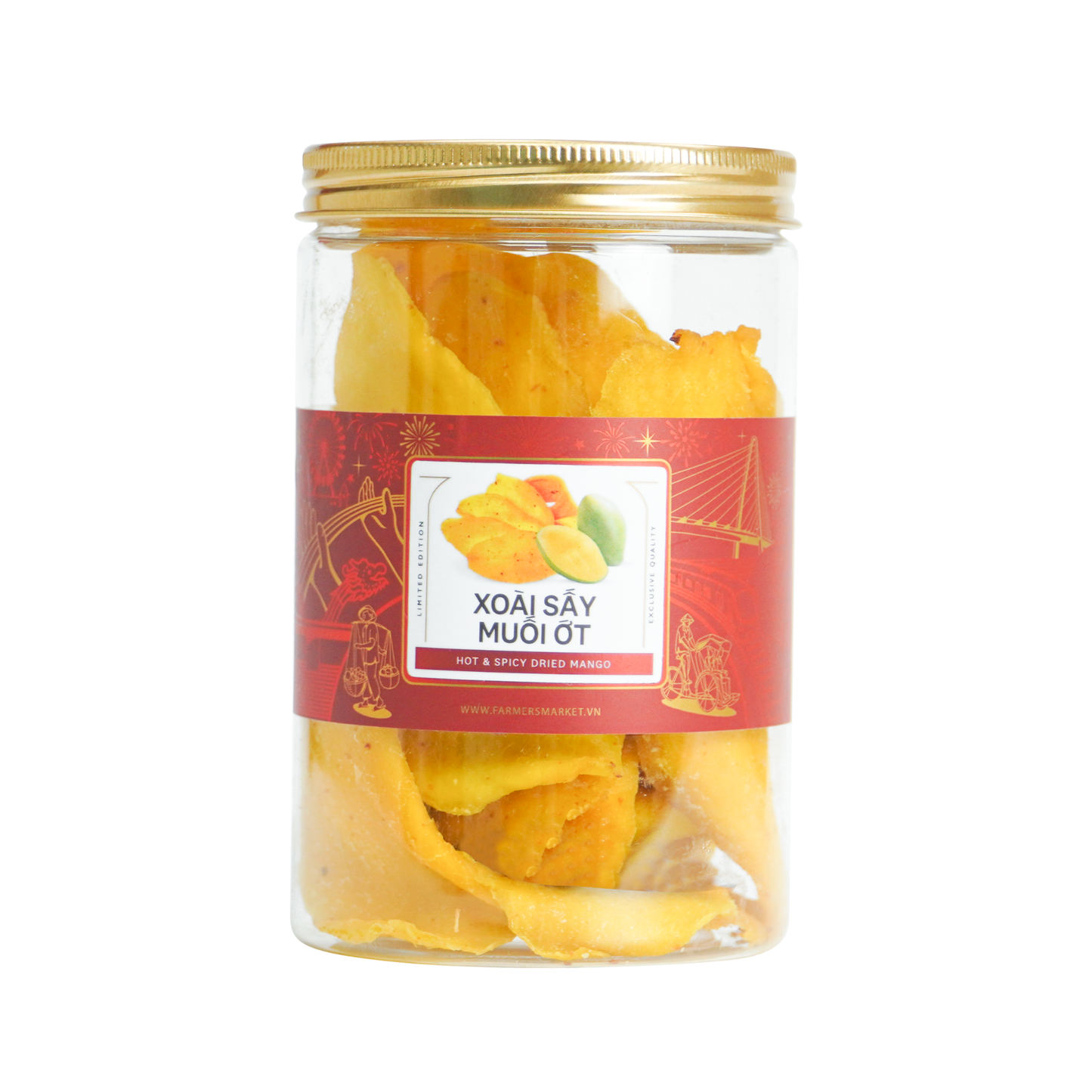 Xoài sấy muối ớt Farmers Fine Foods 150 g ( Hủ nhựa )