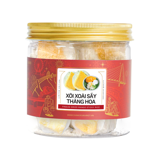 Xôi xoài sấy thăng hoa Farmers Fine Foods 45 g ( Hủ nhựa )