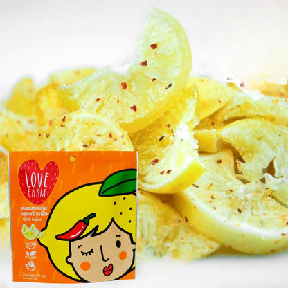 Chanh sấy muối ớt Love Farm 30G