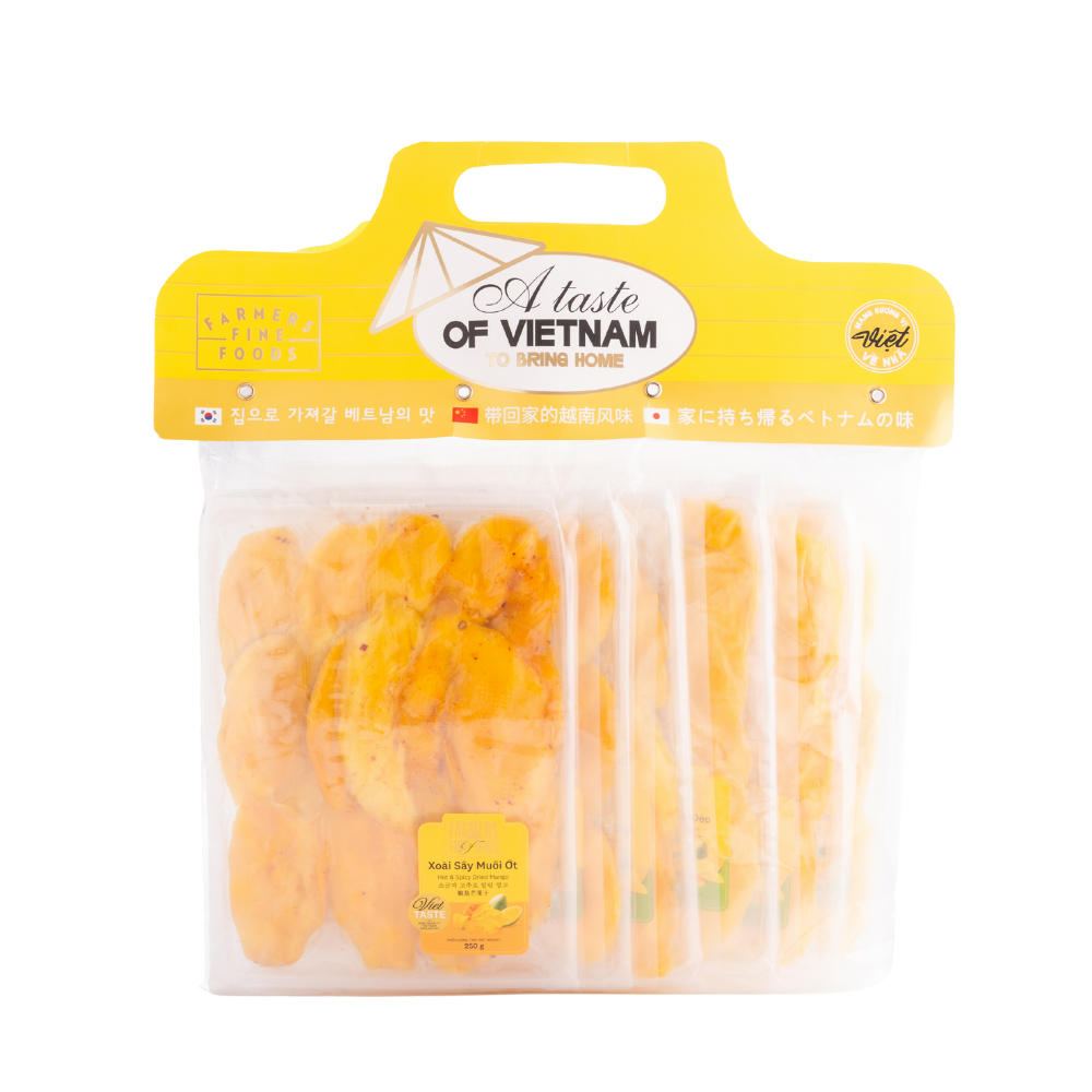 Combo 6 túi (5 xoài sấy dẻo + 1 xoài sấy muối ớt) (250gx6)