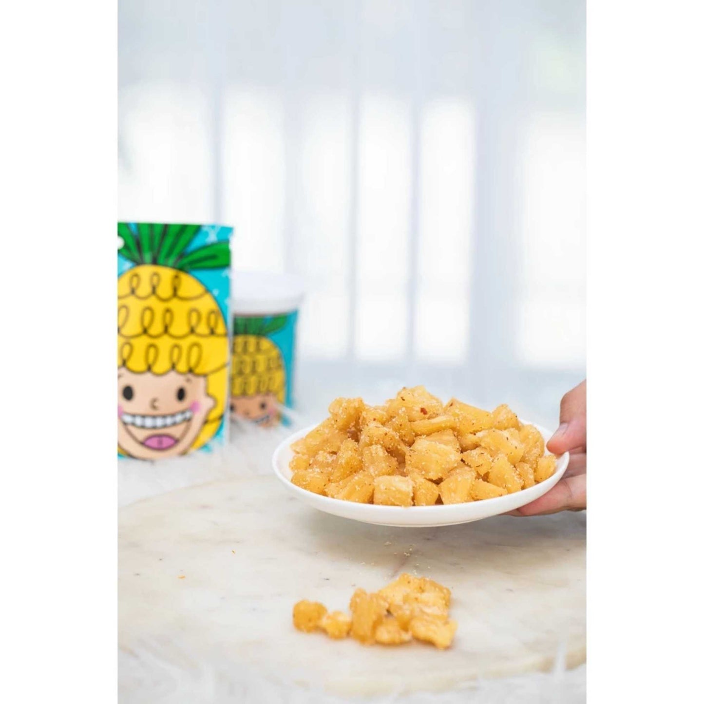 Dứa sấy muối ớt Love Farm 160G