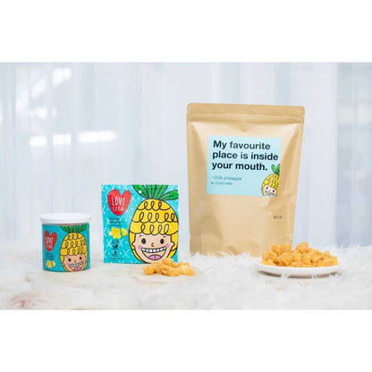 Dứa sấy muối ớt Love Farm 160G