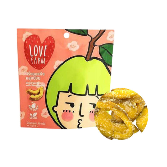 Ổi sấy vị ô mai Love Farm 40G