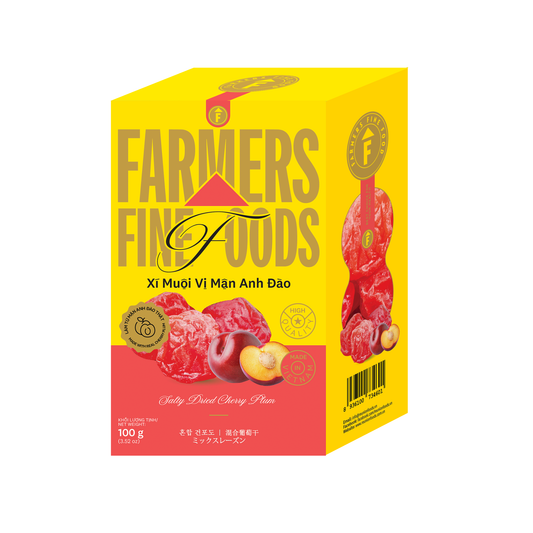 Xí muội vị mận anh đào Farmers Fine Foods 96 g (Hộp giấy)