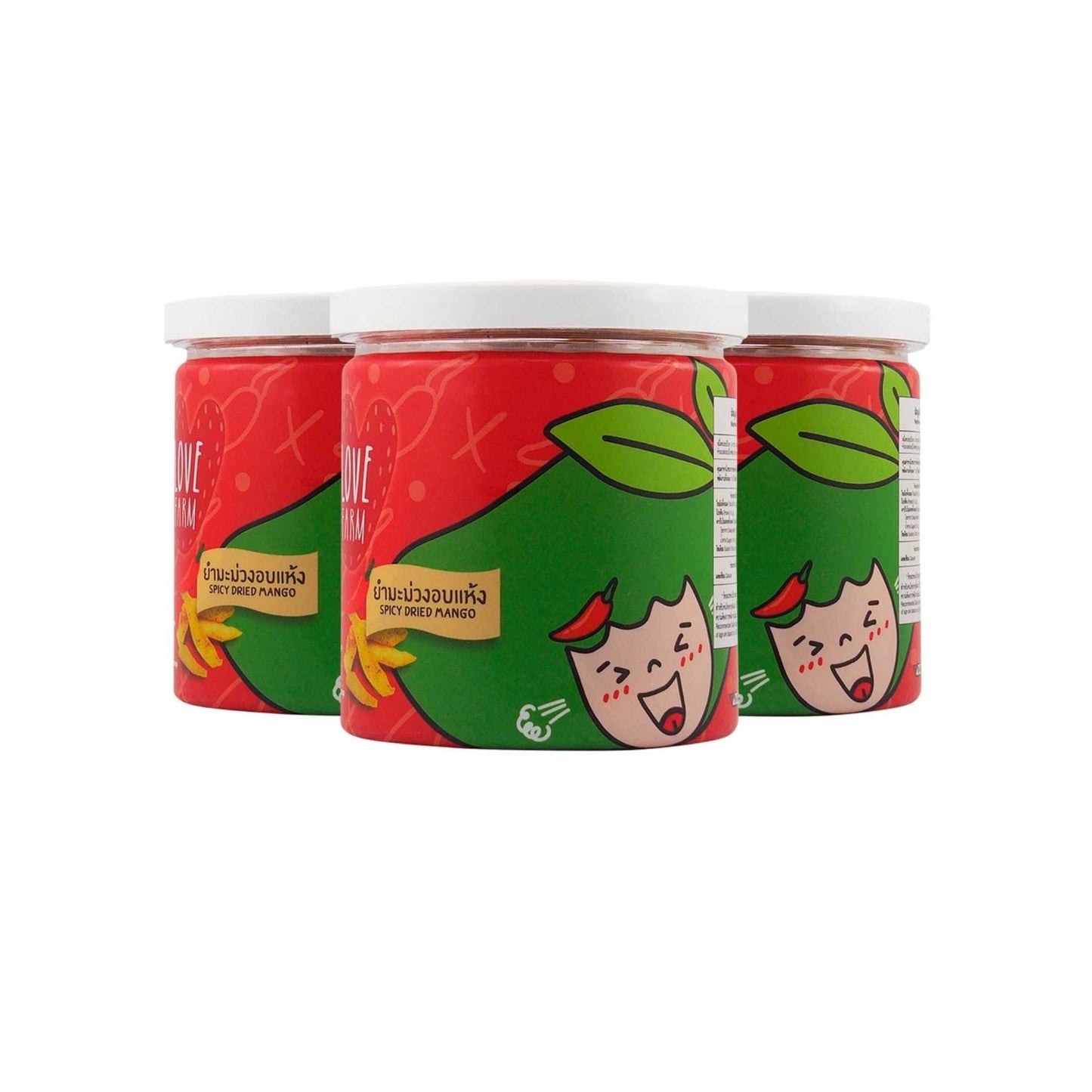 Xoài sấy dẻo lắc mắm Love Farm 120g